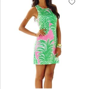 Lilly Pulitzer Perla laser cut shift dress